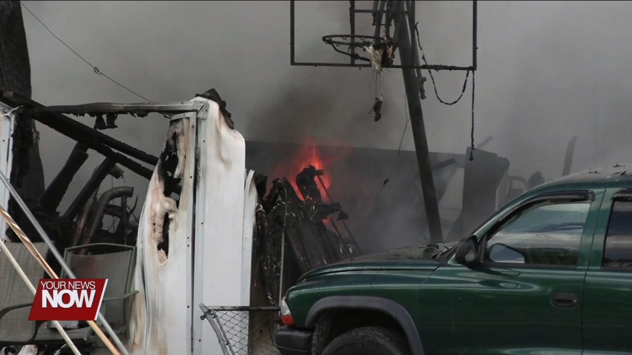 Multiple Emergency Agencies Battle Two-Alarm House Fire in Lima